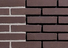 Aubergine WF 210х25х50 мм, Плитка из кирпича Ручной Формовки для Вентилируемых фасадов с расшивкой шва Engels baksteen