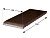 200*120*15 мм ОК20-02 коричневый глазурованный, Клинкерный подоконник, отлив - фасад дома klinker