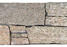 Камень грубый кварцит серо-бежевый 550*200*20\40 мм, натуральный камень для фасада и интерьера BD
